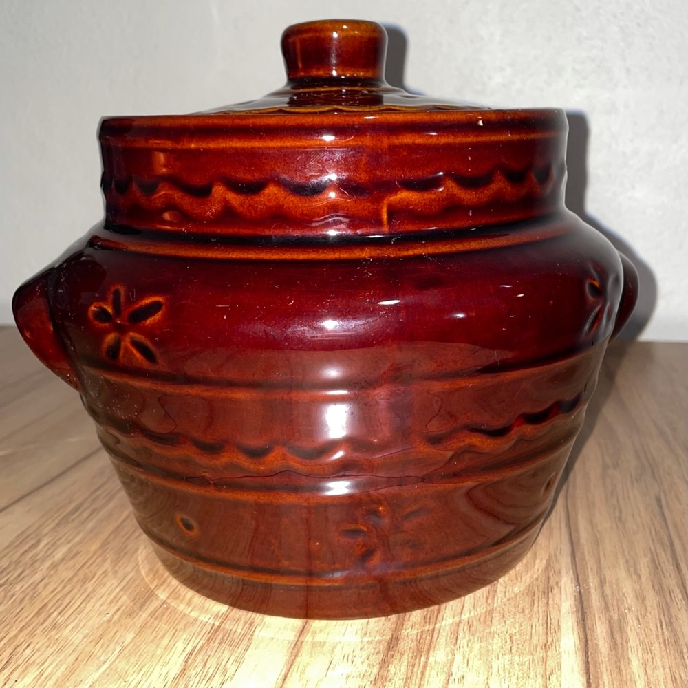 Vintage Mar-crest, marcrest oven-proof stoneware daisy dot